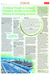 Interview with Josef Mahoney in Global Times: China through a ‘green’ lens