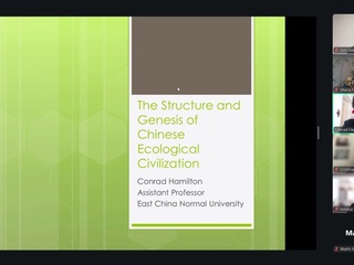 Guest Lecture by Conrad Hamilton at Kore University of Enna: “The Structure and Genesis of Chinese Ecological Civilization”