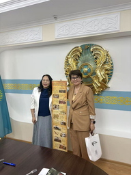 我校哈萨克斯坦研究中心主任王海燕受邀赴阿拉木图参会、访问